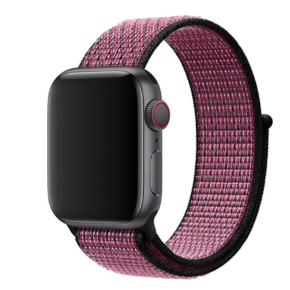 NEW Pink Strap Loop Band FOR Apple Watch - Picture 2 of 6